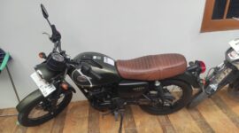 Poto:  Motor mahasiswa KKN unila yang raib  di gondol pencuri, 
(poto Ist).
