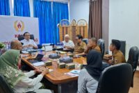 Poto: Wakil Ketua II KONI Provinsi Lampung, Riaagus Ria saat memimpin rapat koordinasi Federasi Gimnastik Indonesia (dok Koni Lampung)