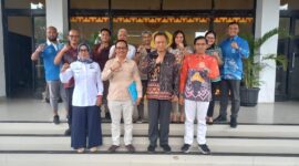 Poto bersama usai koordinasi bersama cabang olahraga Akuatik Lampung ( dok Humas KONI Lampung).