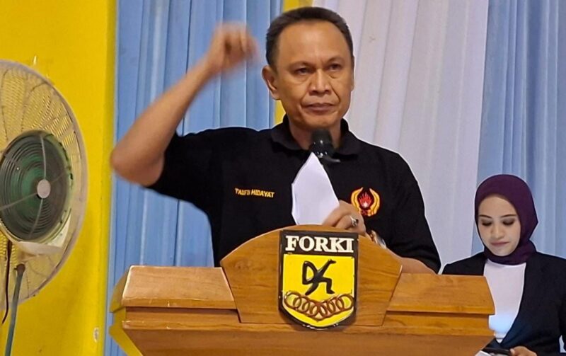 Ketua Umum koni Lampung Taufik ( dok KONI Lampung).