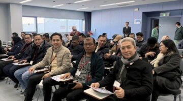 Bupati Lamsel, Radityo Egi Pratama, saat mengikuti workshop internasional pengelolaan sampah dan lingkungan di Tokyo (dik Kominfo Lamsel)