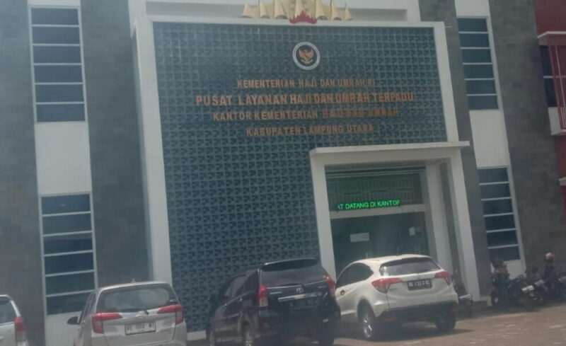 Poto: Kantor Kementerian Haji dan Umroh Kabupaten Lampura (ist).