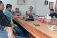PWI lampung saat Gelar rapat bersama PWI Lamtim (dok PWI Lampung).