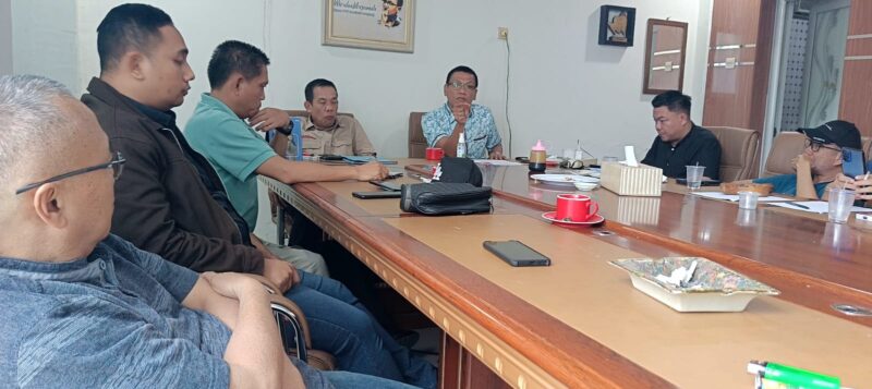 PWI lampung saat Gelar rapat bersama PWI Lamtim (dok PWI Lampung).