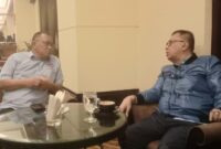 Poto: Alzier Dianis Thabranie bersama Ketua Umum FSPPI Jemmy Pongo (ist)