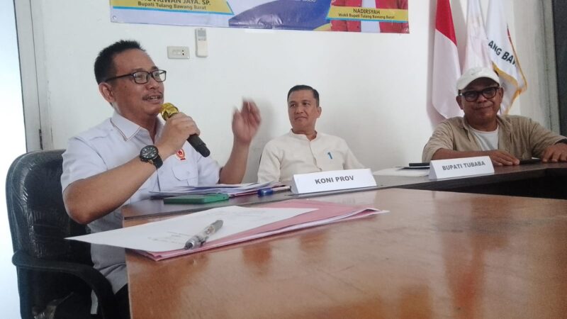 Wakil Ketua Umum II poto: KONI Lampung sekaligus Ketua Tim 3, Riagus Ria (dok KONI Lampung).