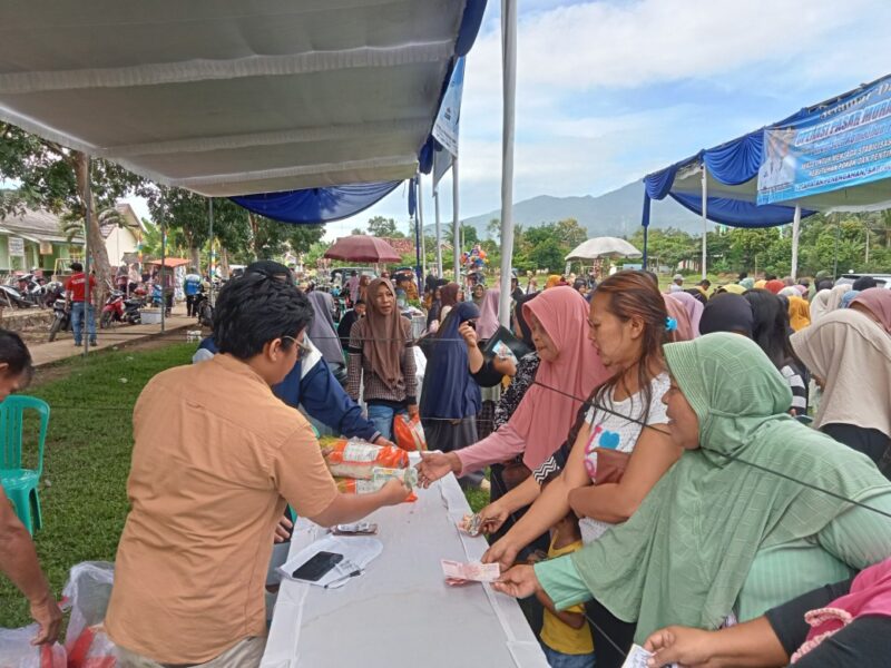 Operasi Pasar Murah (OPM) tahun 2025 lalu. (Foto.Juwantoro)