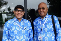 Poto: Ketua PWI Pusat Akhmad Munir dan Sekretaris Jenderal PWI Pusat.Zulmansyah Sekedang 
(dok PWI pusat)