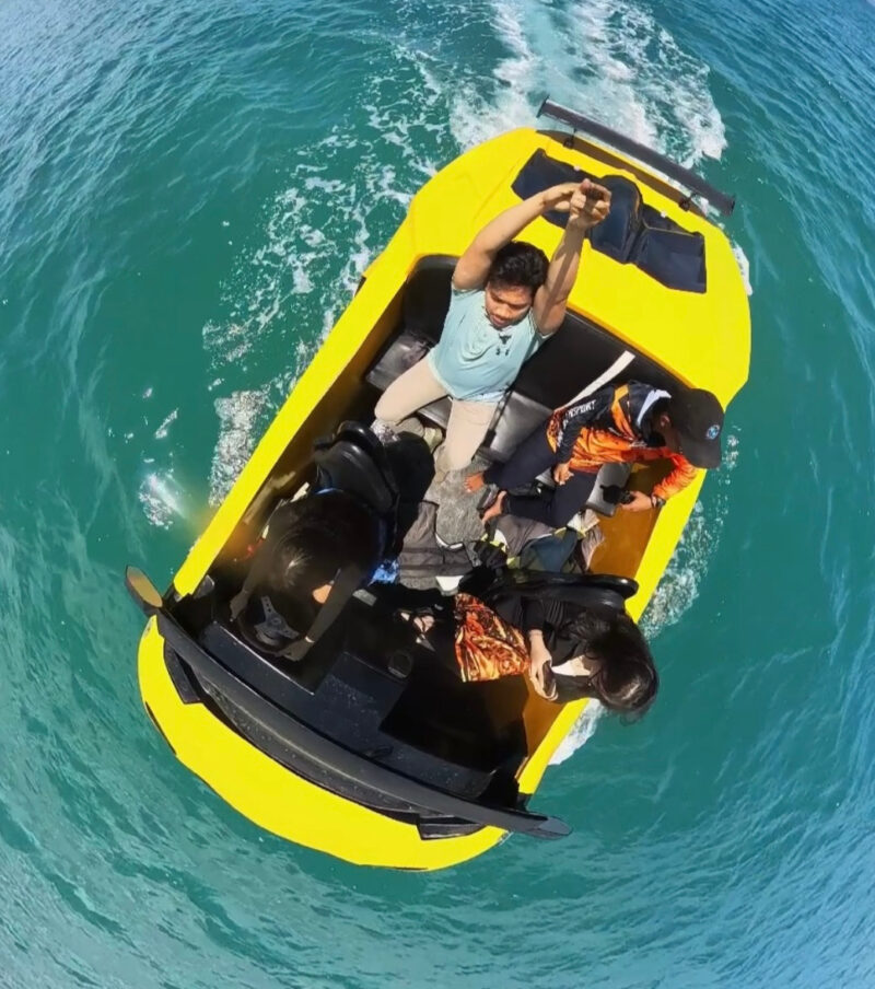 Poto: Grand Elty Krakatoa wahana rekreasi baru bertajuk “Car Boat” (ist).