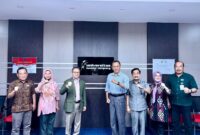 Poto: Ketua KONI Lampung dan rombongan saat kunjungan ke Universitas Bandar lampung ( ist).