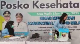 Posko Kesehatan Lampung Selatan. (Foto.Ist)