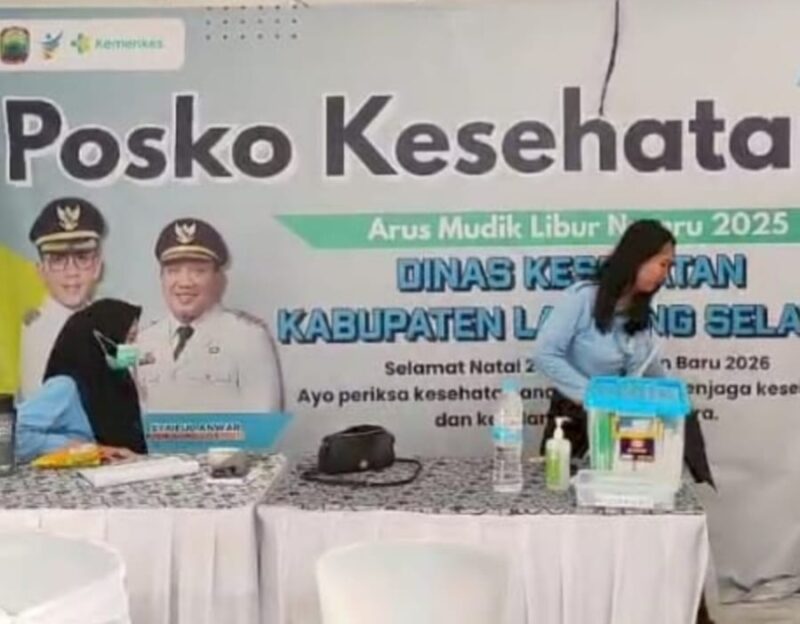 Posko Kesehatan Lampung Selatan. (Foto.Ist)