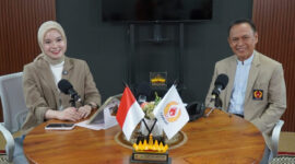 Poto: Ketua KONI Lampung sampaikan informasi olahraga melaluiPodcast (dok KONI Lampung) 