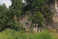 Poto: Lokasi tambang dan pengerukan tanah di Kecamatan Natar Lamsel.( sl/  Ist).