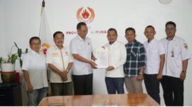 Ketua KONI serahkan SK kepengurusan KONI Kabupaten Mesuji masa bakti 2026–2030 (dok KONI Lampung)