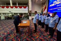 Ketua KONI ILampung kukuhkan Pengurus Provinsi Persatuan Drum Band Indonesia (PDBI) Lampung masa bakti 2025–2029 (dok KONI Lampung).