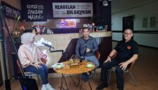 Poto: Wakil Ketua II Komite Olahraga Nasional Indonesia (KONI) Provinsi Lampung, Riagus Ria di acara Porum diskusi bersama di Kantor Kemtrian Ham Lampung ( ist).