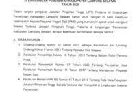 Info Pengumuman Selter JPTP