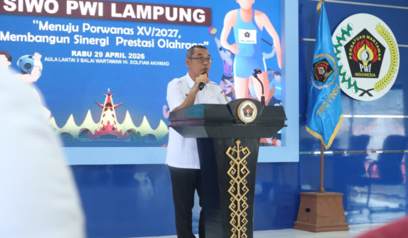 Poto: Staf Ahli Gubernur Lampung Bidang Pemerintahan, Hukum, dan Politik, Yanyan Ruchyansyah (dok PWI Lampung).