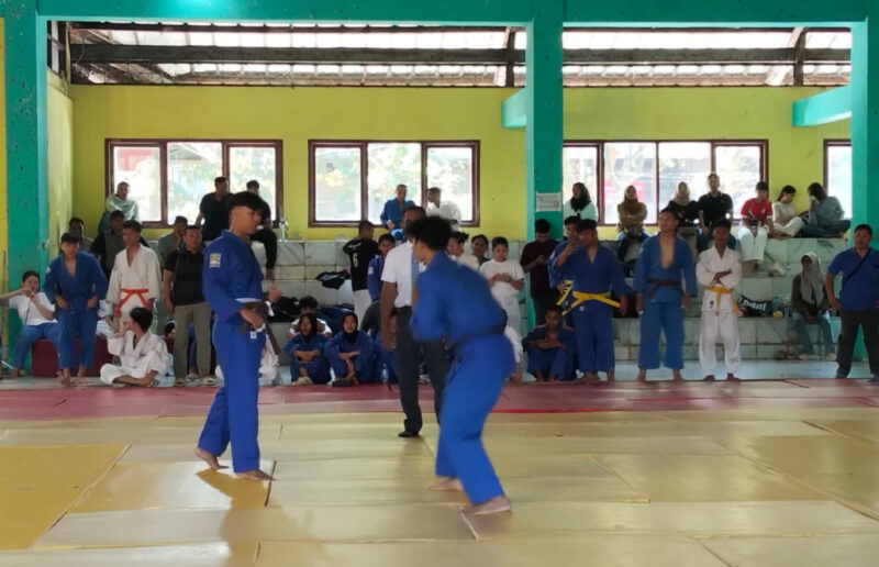 Poto: Pengurus Provinsi Persatuan Judo Seluruh Indonesia (PJSI) Lampung menggelar seleksi atlet ( ist).
