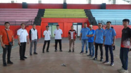 Poto: Koni Lampung dan Pemgurus KONI Lamsel Survei Venue persiapan tuan rumah PON 2032 (ist).