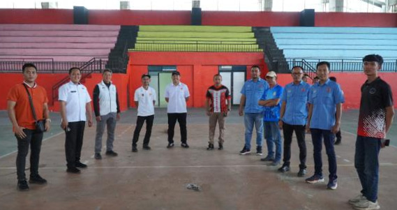 Poto: Koni Lampung dan Pemgurus KONI Lamsel Survei Venue persiapan tuan rumah PON 2032 (ist).