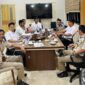 Poto: Kantor Pertanahan Kabupaten Lampung Selatan menggelar rapat koordinasi bersama jajaran Polres Lampung Selatan (ist).