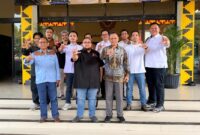 Poto: ESI Provinsi Lampung saat melakukan audiensi dengan KONI Provinsi Lampung (dok HUMAS KONI Lampung)