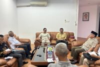 Poto: Ketua KONI Lampung Terima kunjungan pengurus IKASI Lampung (dok HUMAS KONI)