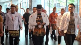 Gubernur Lampung dan Jajaran Pengurus KONI saat menghadiri Rakernas dan Musornaslub KONI 2026 di Hotel Pullman Central Park Jakarta (dok HUMAS KONI Lampung).