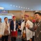 Poto: Gubernur lampung bersama Sekdaprov Marindo dan ketua KONI Lampung saat hadir di Rapat Kerja Nasional (Rakernas) dan Musyawarah Olahraga Nasional Luar Biasa (Musornaslub) yang berlangsung di Ballroom Hotel Pullman, Jakarta Barat (Humas KONI Lampung).
