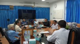 POTO: Rapat: membentukan panitia sarana dan prasarana (sapras) serta tim pencarian api PON. (Dok HUMAS KONI LAMPUNG.)