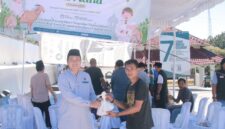 Poto: Momen ATR BPN Bagikan Hewan kurban (ist).