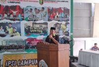 Poto: Wakil Ketua Umum I KONI Lampung, Margono Tarmudji membuka Sirkuit Pencak Silat (ist),