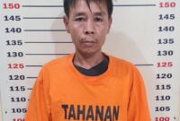 Poto: Pelaku Curas yang di amankan aparat Polsek Kalianda (tm/Ist)
