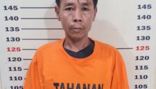 Poto: Pelaku Curas yang di amankan aparat Polsek Kalianda (tm/Ist)