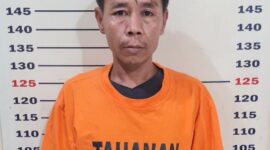 Poto: Pelaku Curas yang di amankan aparat Polsek Kalianda (tm/Ist)