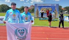 Poto: Atlet Lampung yamg ikut Kejuaraan Atletik Jawa Timur Open 2026 ( dok KONI Lampung).