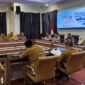 Sekdakab Lampung Selatan Supriyanto pimpin Rakor Mingguan. (Foto.Ist)