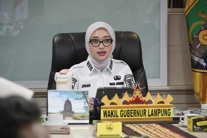 Poto: Wakil Gubernur Lampung, Jihan Nurlela.