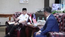 Poto: Gubernur Rahmat Mirzani Djausal dan Executive Chairman & President Citaglobal Berhad YBHG. Tan Sri Dato' Sri Mohamad Norza Zakaria.