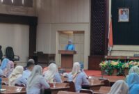 Poto: Jihan Nurlela, membuka Rapat Program Kerja LKKS Provinsi Lampung di Gedung Pusiban,
