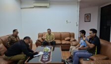Poto: Ketua KONI Lampung saat menerima pengurus Fopi Lampung (dok HUMAS KONI Lampung) 