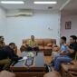 Poto: Ketua KONI Lampung saat menerima pengurus Fopi Lampung (dok HUMAS KONI Lampung) 