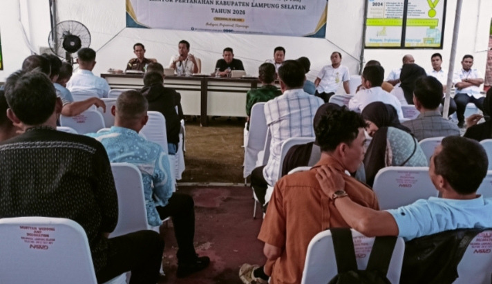 Poto: ATR / BPN Lamsel Gelar Sosialisasi Program Pendaftaran Tanah Sistematis Lengkap (ist).