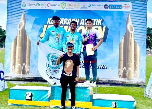 Poto: Tim atletik Lampung binaan Intan Group Athletic Club (dok KONI Lampung).