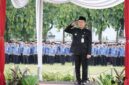 Sekda Prov Marindo Kurniawan Pimpin Upacara Hari Pendidikan Nasional (Hardiknas) Tahun 2026 yang digelar di Lapangan Korpri. ( Dok Diskominfo Prov lampung).