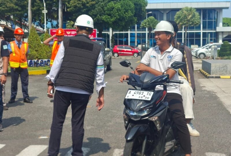 Poto: PT ASDP Indonesia Ferry (Persero) Cabang Utama Bakauheni mulai menerapkan program sterilisasi kawasan pelabuhan(ist)
