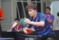 Poto: Atlet yang kita siapkan lampung yang di siapkan menghadapi kejuaraan STIGA ASEAN Table Tennis Club Championship 2026 di Jawa Barat, (dok HUMAS Koni Lampung).
