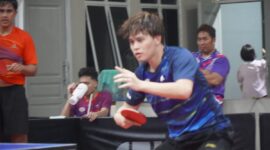 Poto: Atlet yang kita siapkan lampung yang di siapkan menghadapi kejuaraan STIGA ASEAN Table Tennis Club Championship 2026 di Jawa Barat, (dok HUMAS Koni Lampung).
